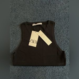 Black Zara tank